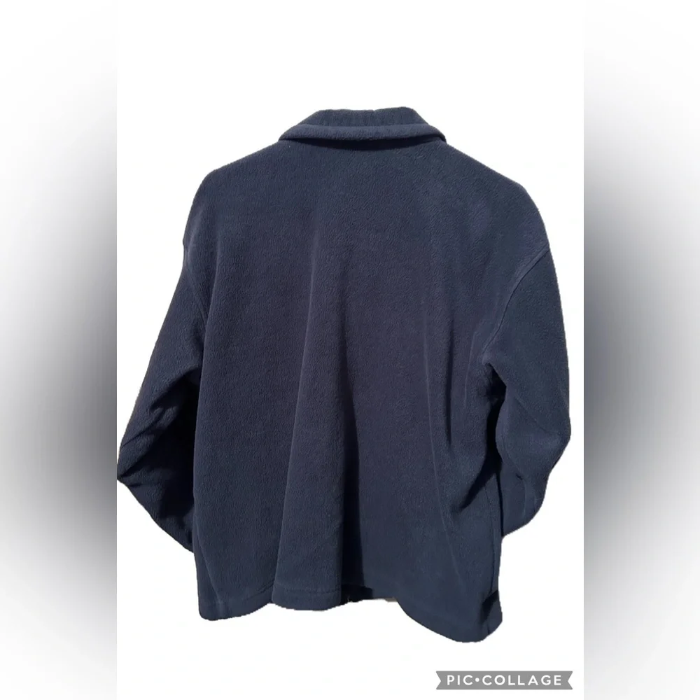 Large Men’s Columbia Dark Blue Fleece Jacket